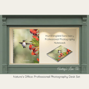 Hummingbird Sanctuary Professional Photography  Notebook