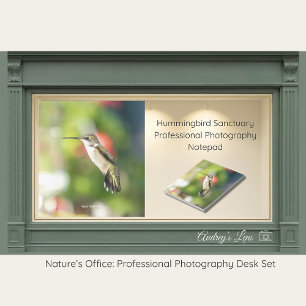 Hummingbird Sanctuary Professional Photography  Notepad