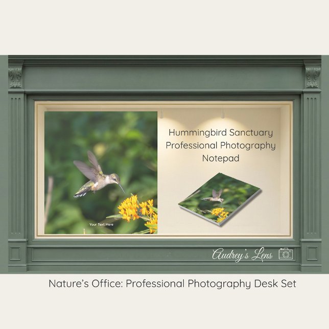 Hummingbird Sanctuary Professional Photography  Notepad (Creator Uploaded)