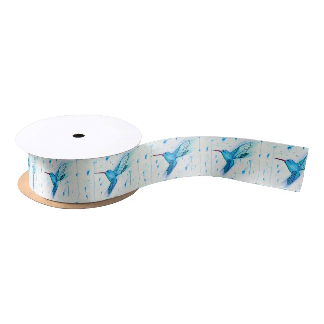 Hummingbird Satin Ribbon (Spool)