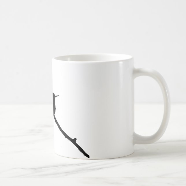 Hummingbird Silhouette Coffee Mug (Right)
