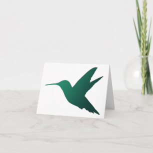 Hummingbird Silhouette Notecard