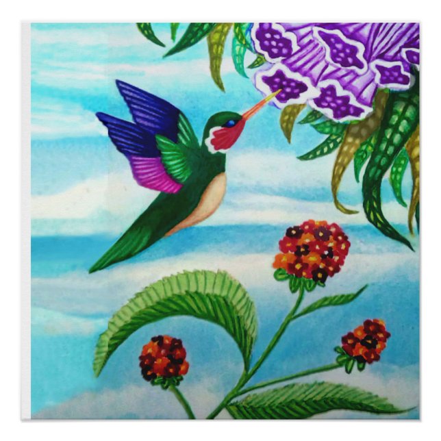 Hummingbird Skys Poster (Front)