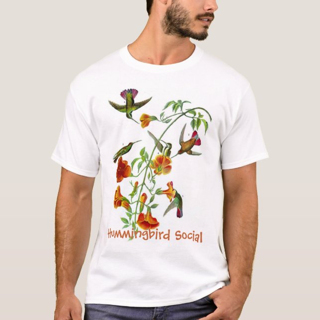 Hummingbird Social T-Shirt (Front)