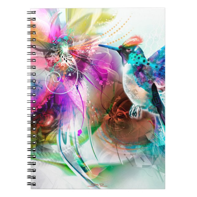 Hummingbird Spiral Notebook (Front)