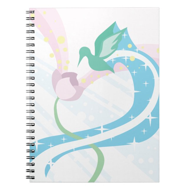 Hummingbird Spiral Notebook (Front)