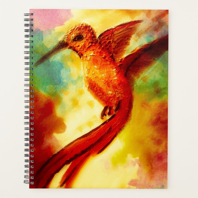 Hummingbird Spiral planner (Front)