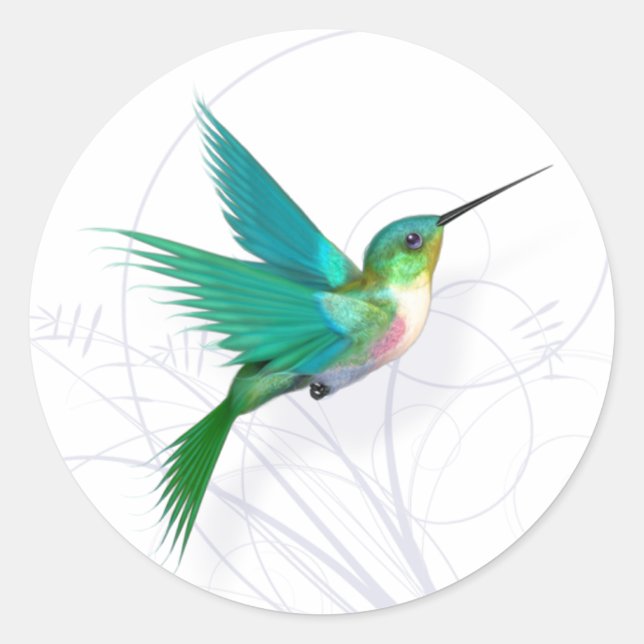 Hummingbird Sticker (Front)
