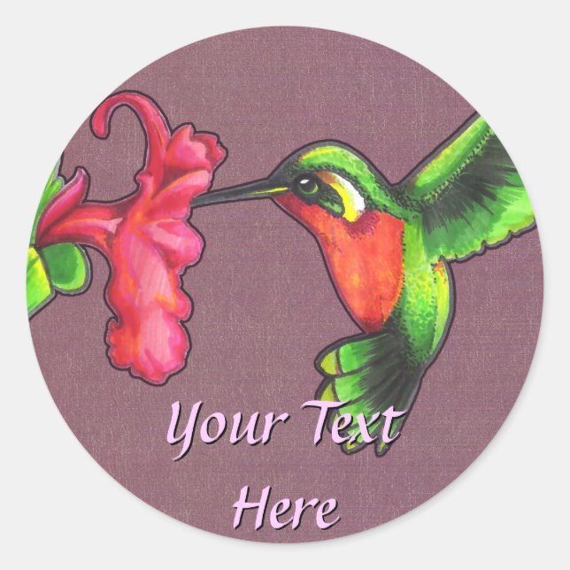 Hummingbird Stickers (Front)