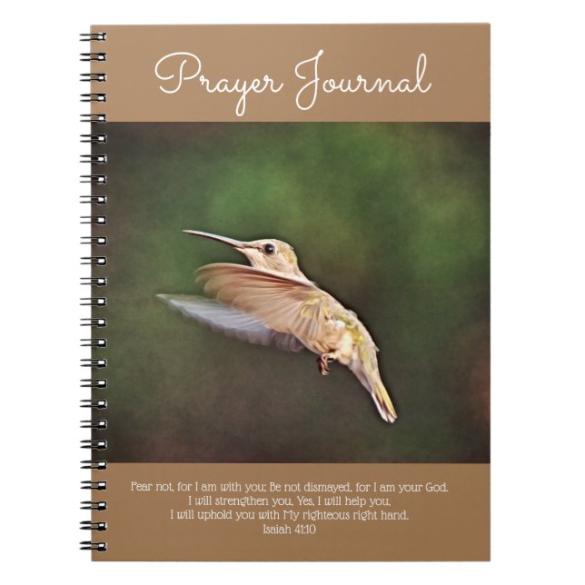 Hummingbird Still Motion Prayer Journal (Front)