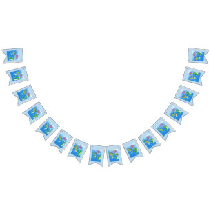 Hummingbird:  Stylised Bunting