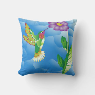Hummingbird:  Stylised Cushion