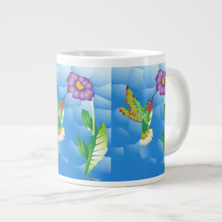 Hummingbird: Stylised Large Coffee Mug