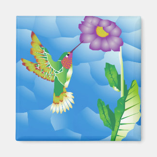 Hummingbird: Stylised Magnet