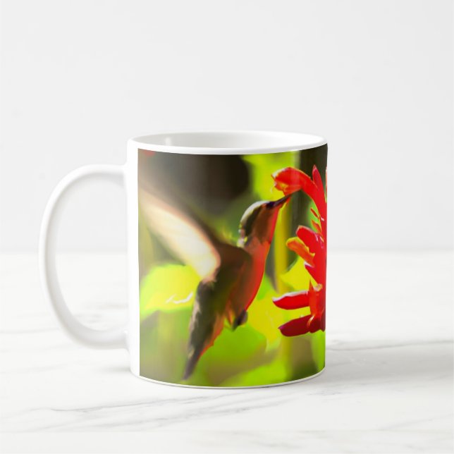 Hummingbird summer joy coffee mug (Left)