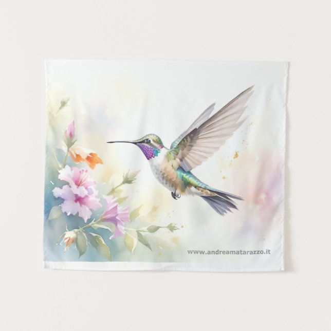 Hummingbird Tapestry (Front (Horizontal))