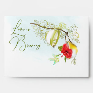 Hummingbird Tea Party Envelope