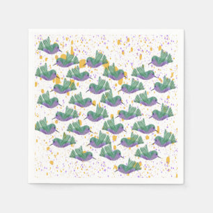 Hummingbird Terrazzo Party Napkin
