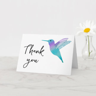 Hummingbird Thank You Greeting Card