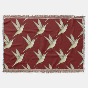 Hummingbird Throw Blanket