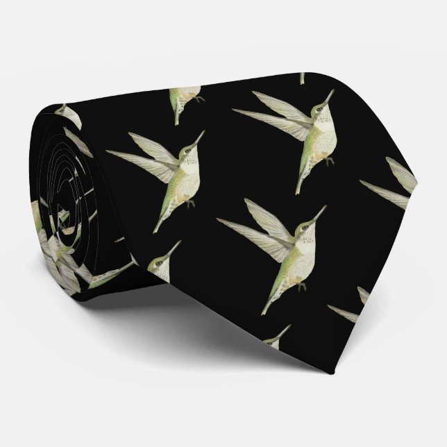 Hummingbird Tie (Rolled)