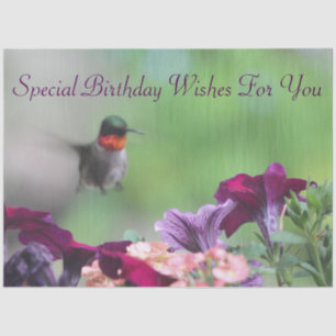 Hummingbird Tissue Paper