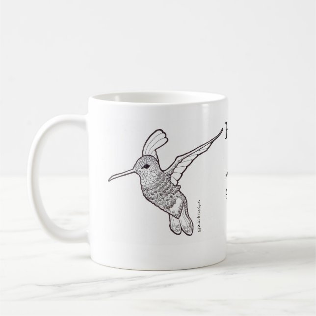 Hummingbird Totem Mug (Left)