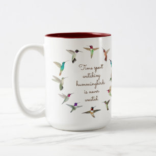 Hummingbird  Two-Tone coffee mug