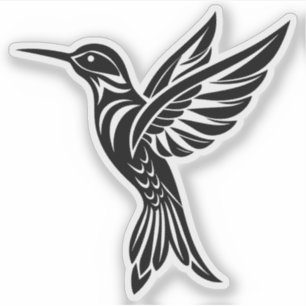 Hummingbird vinyl sticker