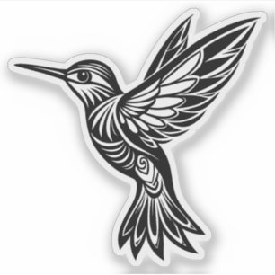 Hummingbird vinyl sticker
