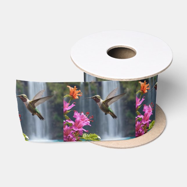 Hummingbird Waterfall Park,  Satin Ribbon (Spool)