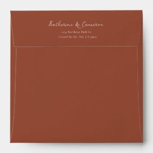 Hummingbird Wedding Envelope