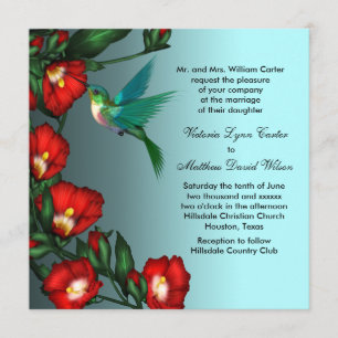 Hummingbird Wedding Invitations