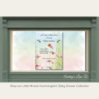 Hummingbird & Wildflower Baby Shower