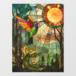Hummingbird Window Cling