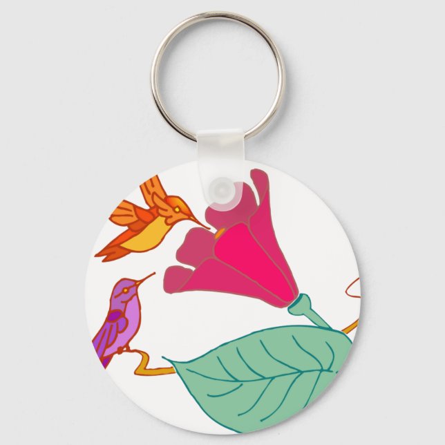 Hummingbirds 1 key ring (Front)