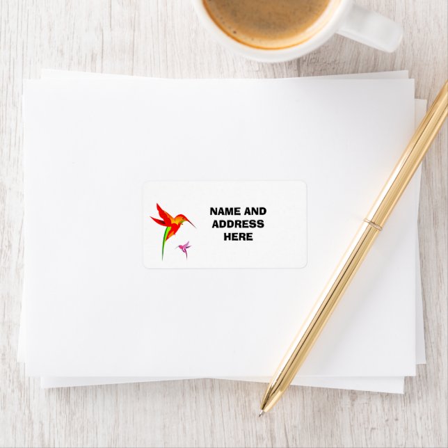  HUMMINGBIRDS ADDRESS LABELS (Insitu)