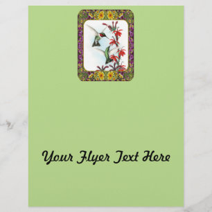 Hummingbirds and Flowers #5