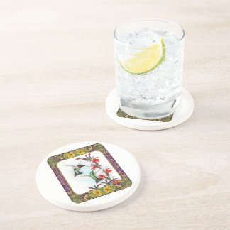 Hummingbirds and Flowers #5 Coaster