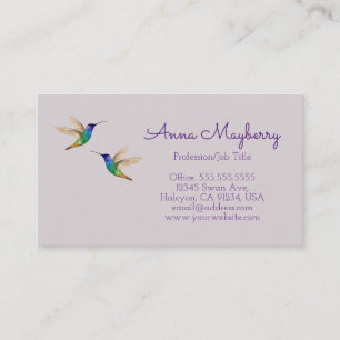 Hummingbirds Business Card
