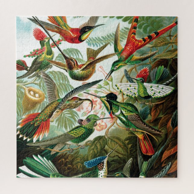 Hummingbirds by Ernst Haeckel Jigsaw Puzzle (Vertical)
