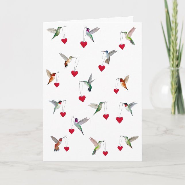 Hummingbirds  card (Front)