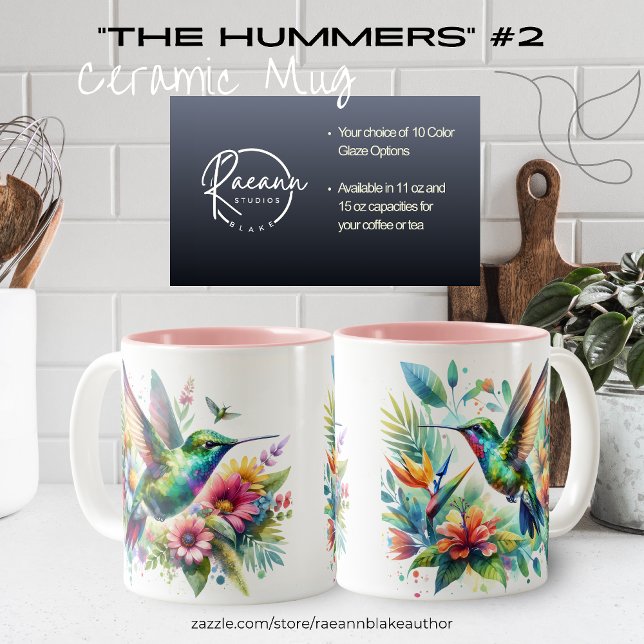 Hummingbirds Ceramic Mug (Creator Uploaded)