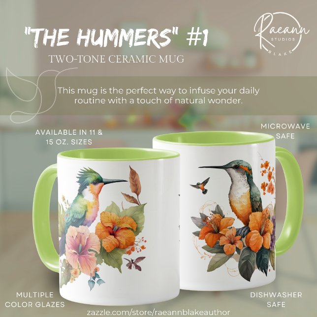 Hummingbirds Ceramic Mug (Creator Uploaded)