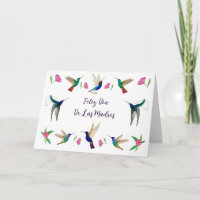 Hummingbirds Congratulations