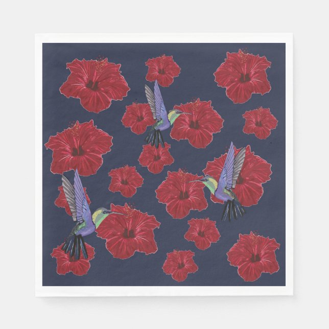 Hummingbirds Dream Napkin (Front)