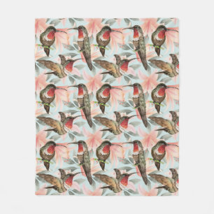 Hummingbirds Fleece Blanket