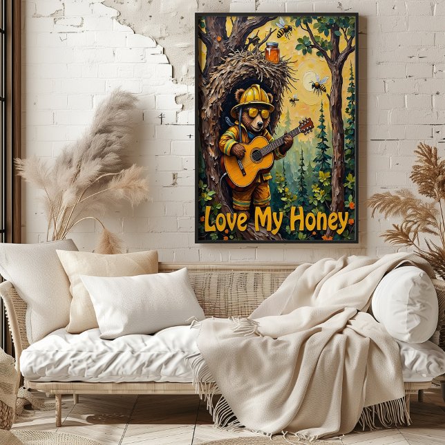 Hummingbird's Hideaway: Bear's Acoustic Gig Poster (Creator Uploaded)