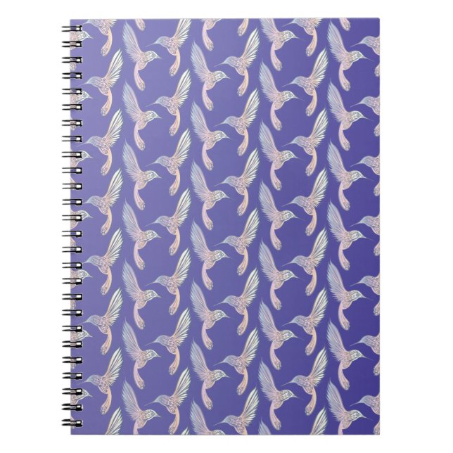 Hummingbirds I Spiral Notebook (Front)