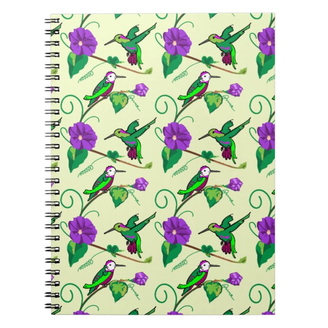 Hummingbirds in the Sun Notebook (Front)
